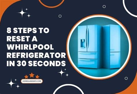 Does A Whirlpool Refrigerator Have A Reset Button