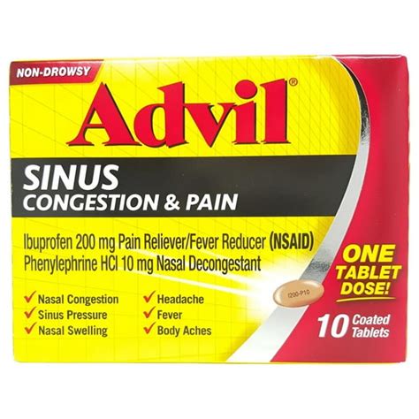 Does Advil Help With Sinus Swelling