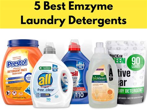 does all detergent have enzymes