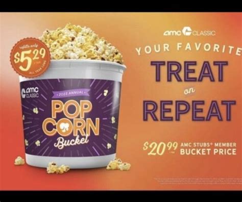 Does Amc Have A Refillable Popcorn Bucket