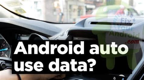 does android auto use mobile data