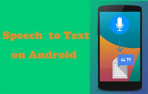 does android have talk to text