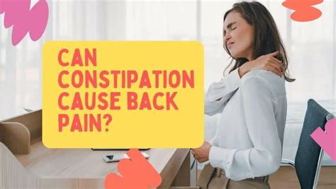 Does Back Pain Cause Constipation