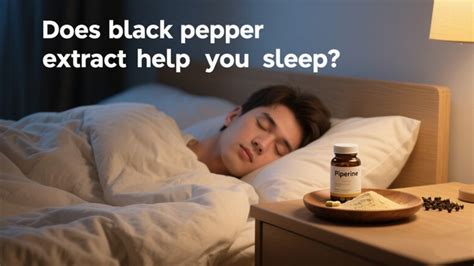 Does Black Pepper Help You Sleep