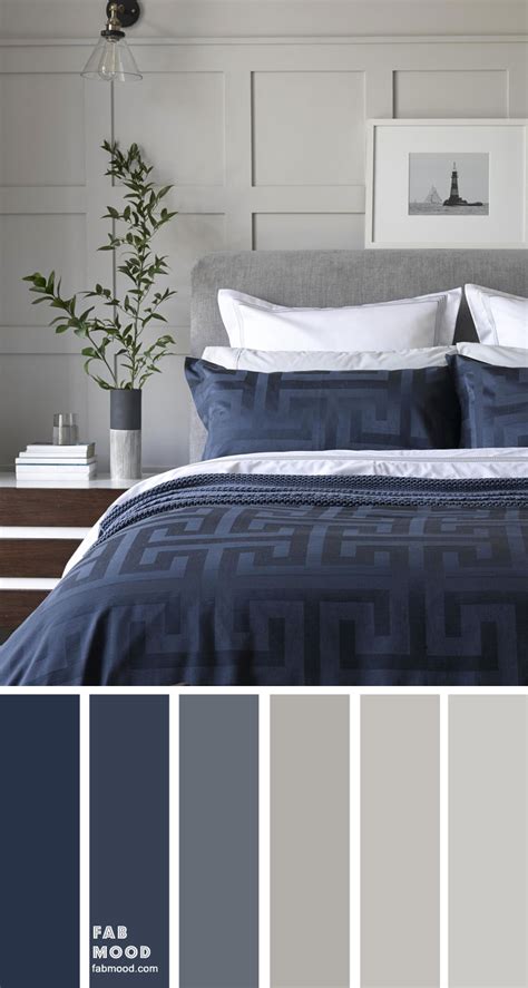 does blue and grey go together in a bedroom
