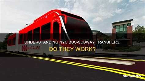 Does Bus Transfer Work Subway Nyc