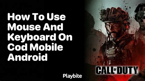Does Cod Mobile Support Keyboard And Mouse