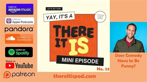 Does Comedy Have To Be Funny