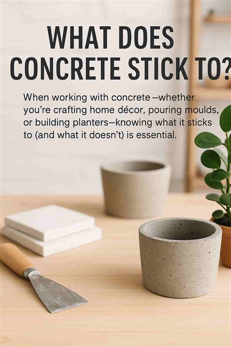 Does Concrete Stick To Plastic Sheet