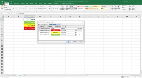 does conditional formatting work on formulas