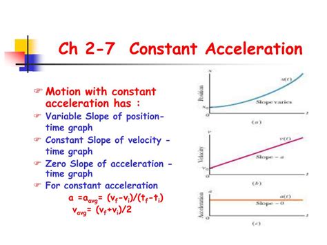 Does Constant Acceleration Mean Constant Velocity