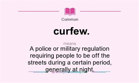 does curfew apply to adults