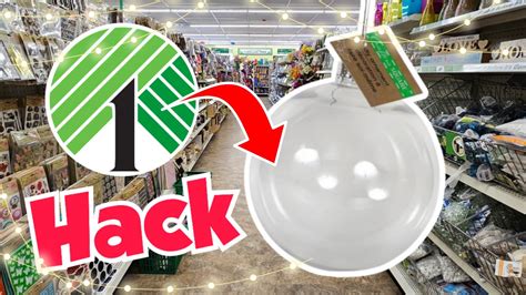 Does Dollar Tree Have Clear Ornaments