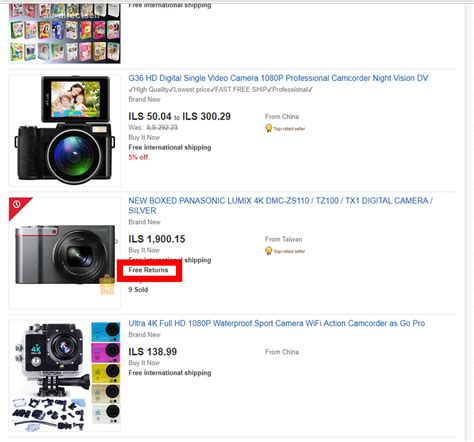 Does Ebay Offer Free Returns