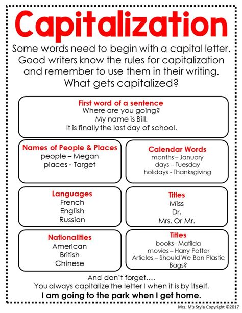 does elementary need to be capitalized