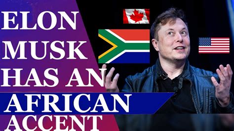 does elon musk have a south african accent