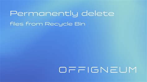 Does Empty Recycle Bin Permanently Delete Files