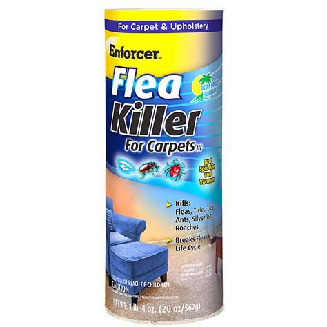 does enforcer flea killer for carpets work