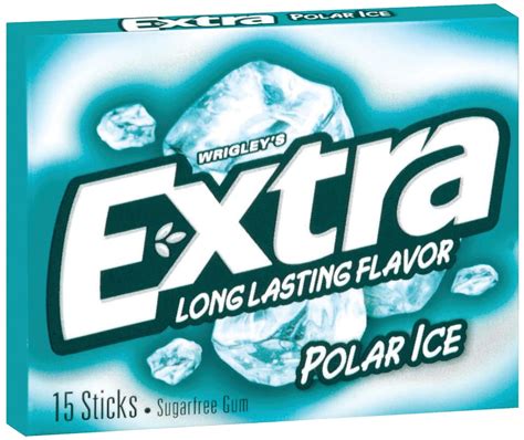does extra polar ice gum have sugar