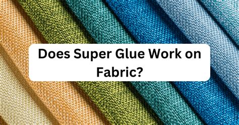 Does Fabric Glue Work On Elastic