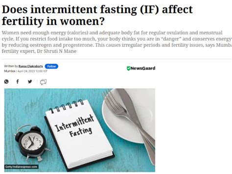 does fasting affect ovulation