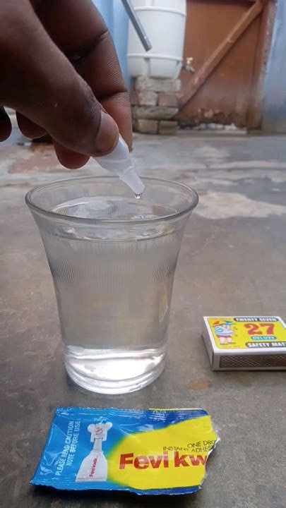 Does Feviquick Dissolve In Water