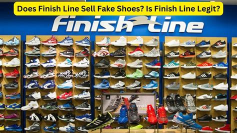 does finish line sell real shoes