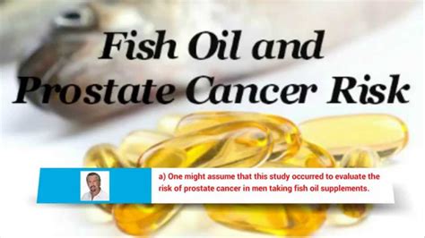 does fish oil cause prostate cancer