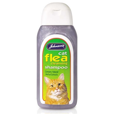 does flea shampoo work on cats