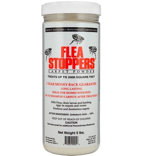 does flea stoppers carpet powder work