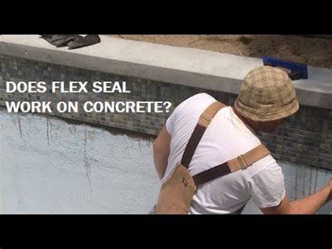 does flex seal work on concrete block