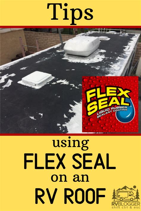 does flex seal work on rv roofs