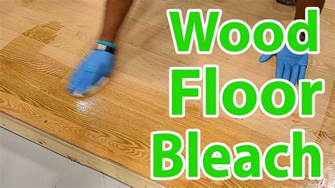 does flooring bleach make it lighter