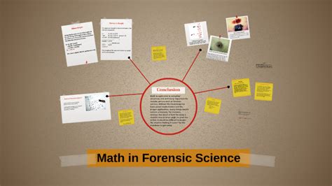 does forensic science use math