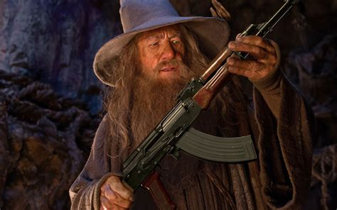 does gandalf have a fake nose