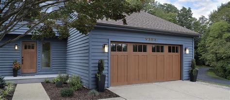does garage door have to match siding