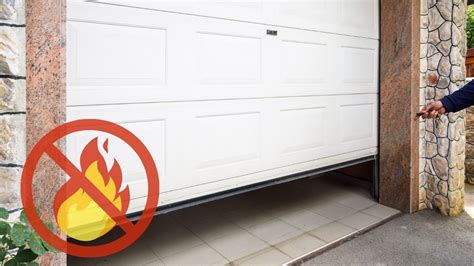 does garage door need to be fire rated md