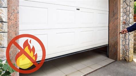 does garage door need to be fire rated