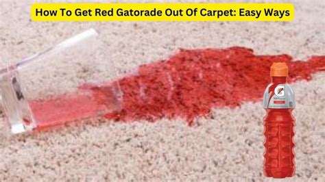 does gatorade stain carpet