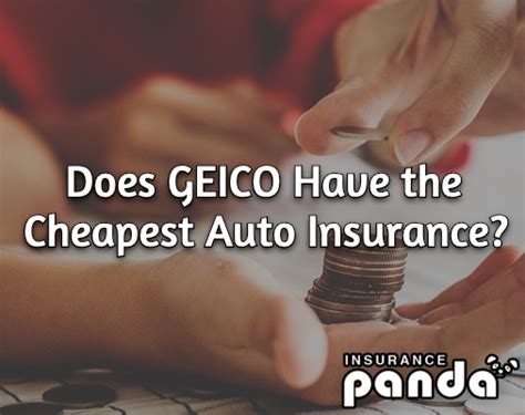 does geico have the cheapest auto insurance