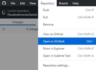 does github desktop have git bash