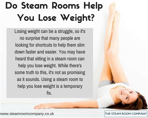 does going in the steam room help lose weight