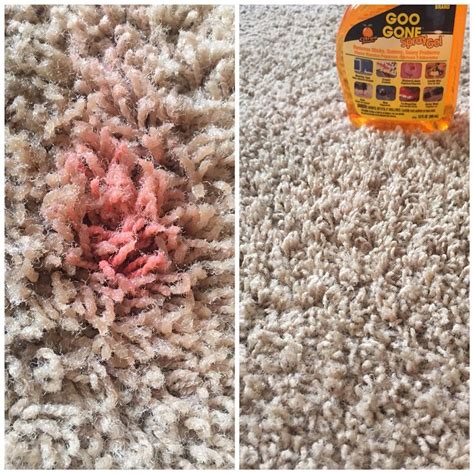 does goo gone remove nail polish from carpet