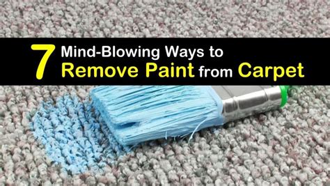 does goo gone remove paint from carpet