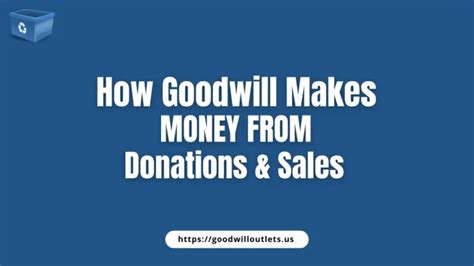 Does Goodwill Profit From Donations