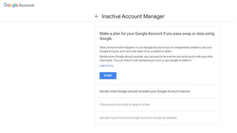 does google automatically delete inactive accounts