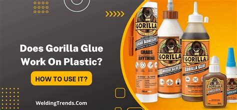 does gorilla glue work on rubber to plastic