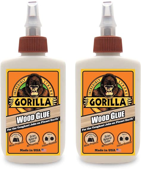 does gorilla super glue gel work on wood