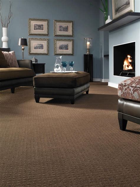 does gray carpet go with brown furniture
