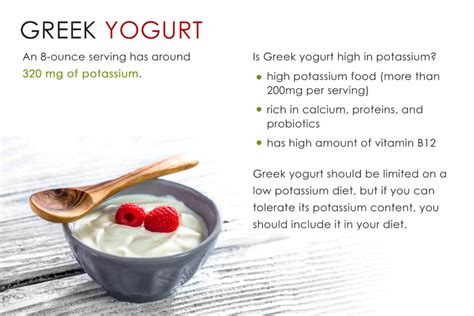 does greek yogurt contain potassium
